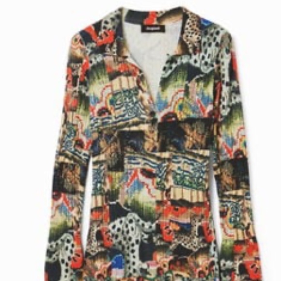 Desigual M. Christian Lacroix tapestry midi dress - Picture 3 of 4